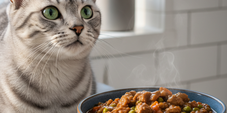 Jungle Mama ile Kedi Sorunlarını Çözün: Davranış ve Sağlık 1 A photorealistic, heartwarming close-up shot of a healthy adult silver tabby cat with bright green eyes