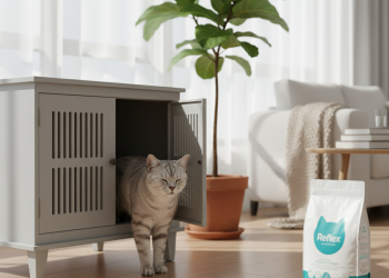 A bright and airy living room corner, bathed in soft morning sunlight