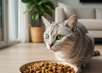 A beautifully lit, photorealistic scene inside a modern, clean home