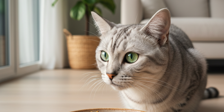 A beautifully lit, photorealistic scene inside a modern, clean home