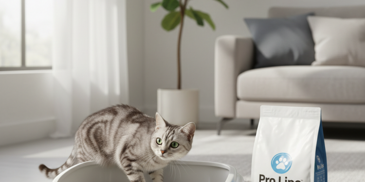 A photorealistic shot of a pristine, modern living room with soft, natural morning light